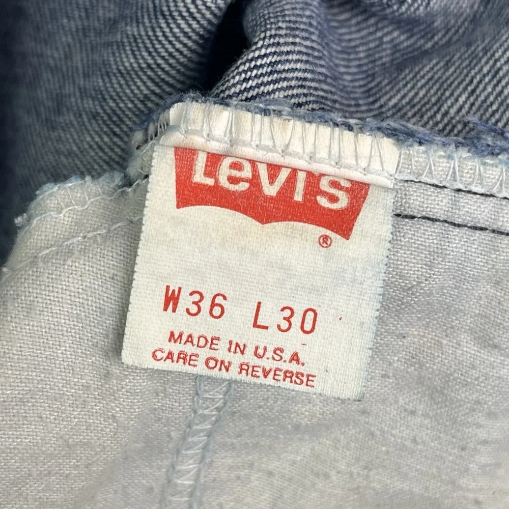 VTG Levi's 40517-0215‎ Orange Tab Jeans Men's 36x30 Pants Made In USA